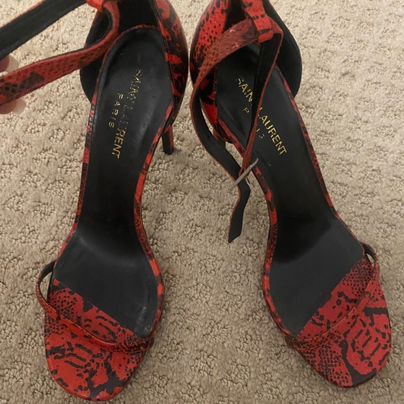 Saint Laurent Snakeskin Pumps - Picture 3 of 10